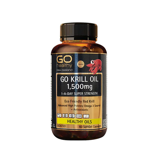 Go Healthy Krill Oil 1500mg 60s