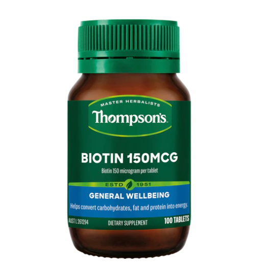 Thompson's Biotin 150 mcg 100s