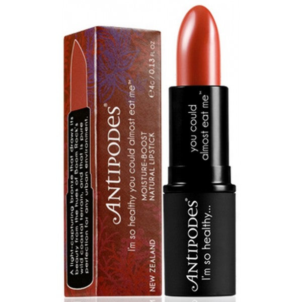 Antipodes-Moisture Boosting Boom Rock Bronze Natural Lipstick 4g