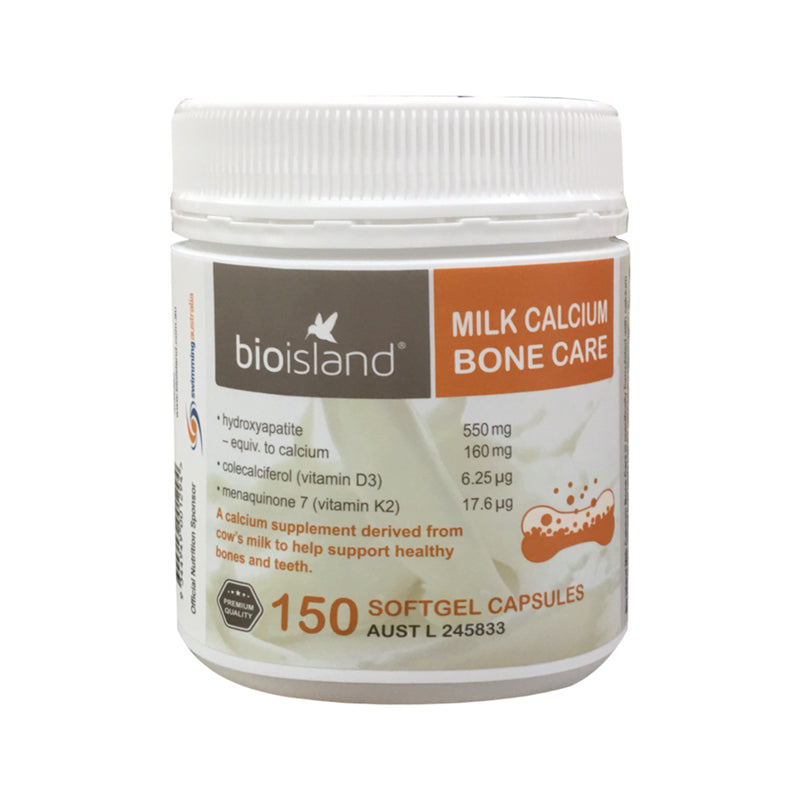 Bio Island Adults Milk Calcium Bone Care 150s