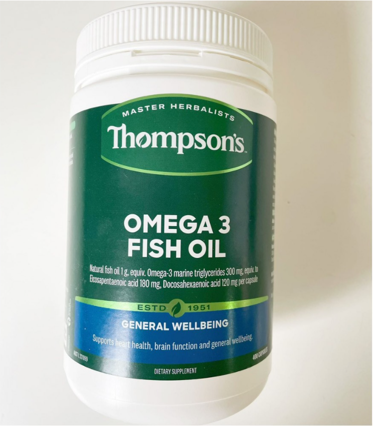 Thompson's Fish Oil 1000mg 400 Capsules