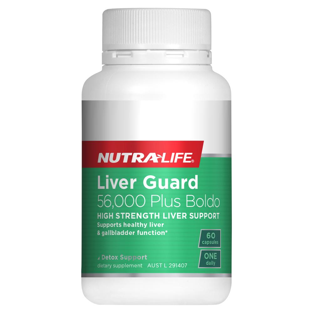 Nutra-Life Liver Guard 56000 Plus Boldo - 60 Capsules