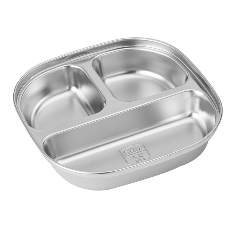 KUBY 304 Stainless Steel Divided Plate Perfect for Picky Eaters