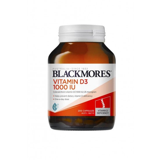 Blackmores Vitamin D3 1000 IU Capsules