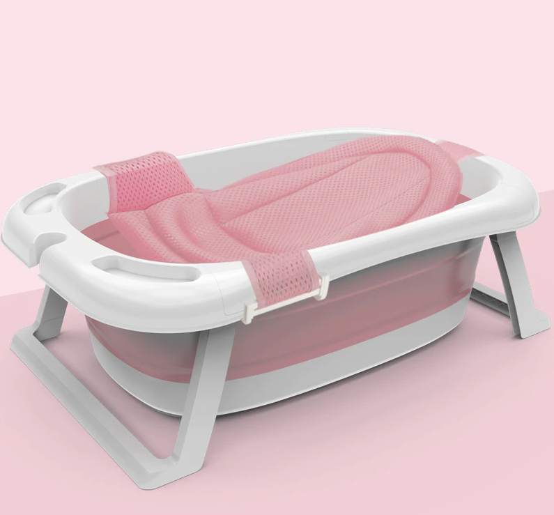 baby bath tube pink