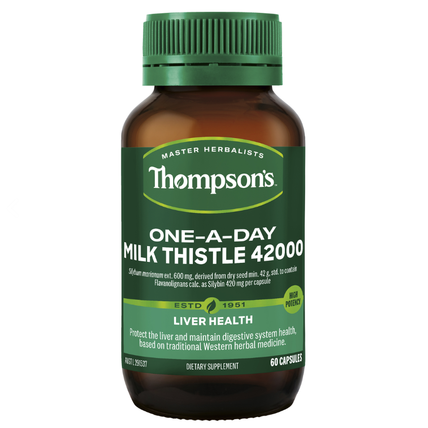 Thompson's One-a-day Milk Thistle 42000mg 60 Capsules