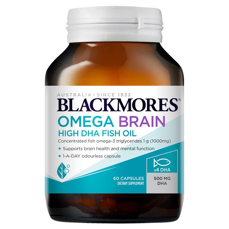 Blackmores Omega Brain high DHA fish oil 60s