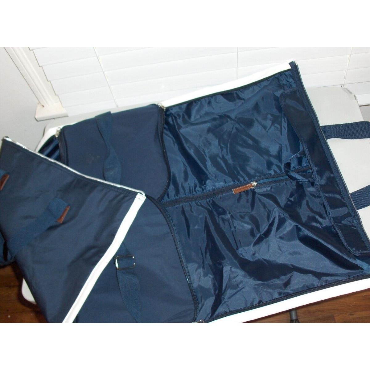 RALPH LAUREN FRAGRANCES Mens Big Pony Polo Duffle Garment Travel Bag NAVY BLUE