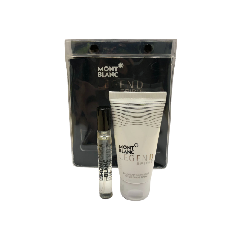 MontBlanc Legend 7.5 ml light perfume Spray + 50 ml After-Shave Balm (Travel Kit)