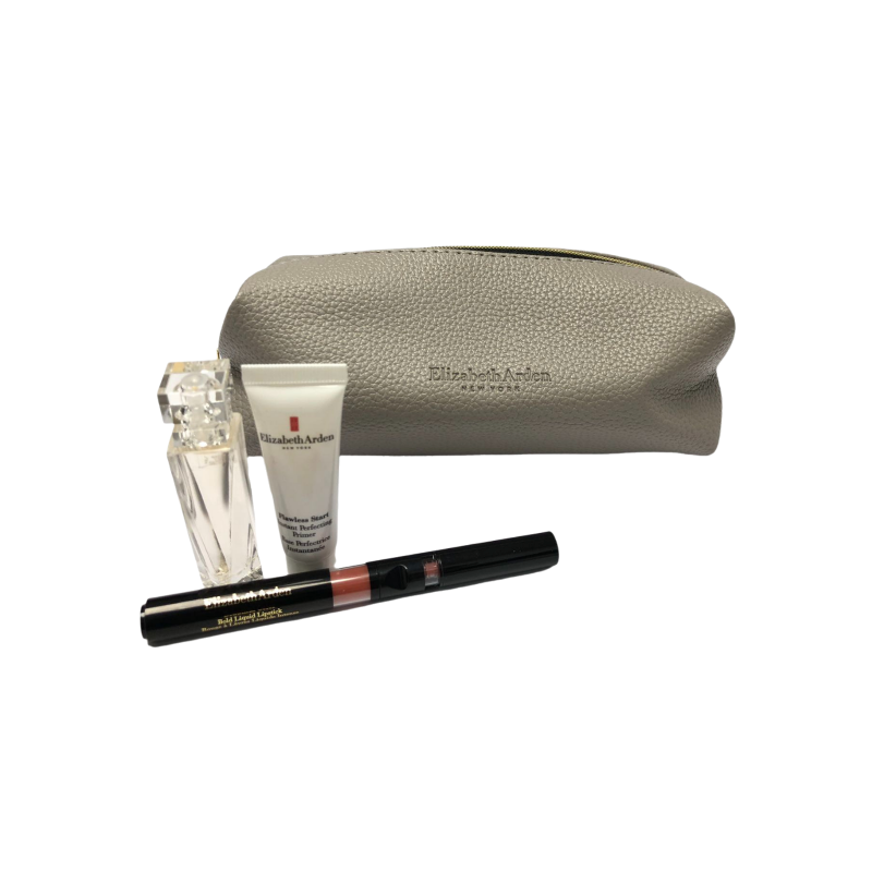 Elizabeth Arden 3-Piece Gift Set with grey make-up bag