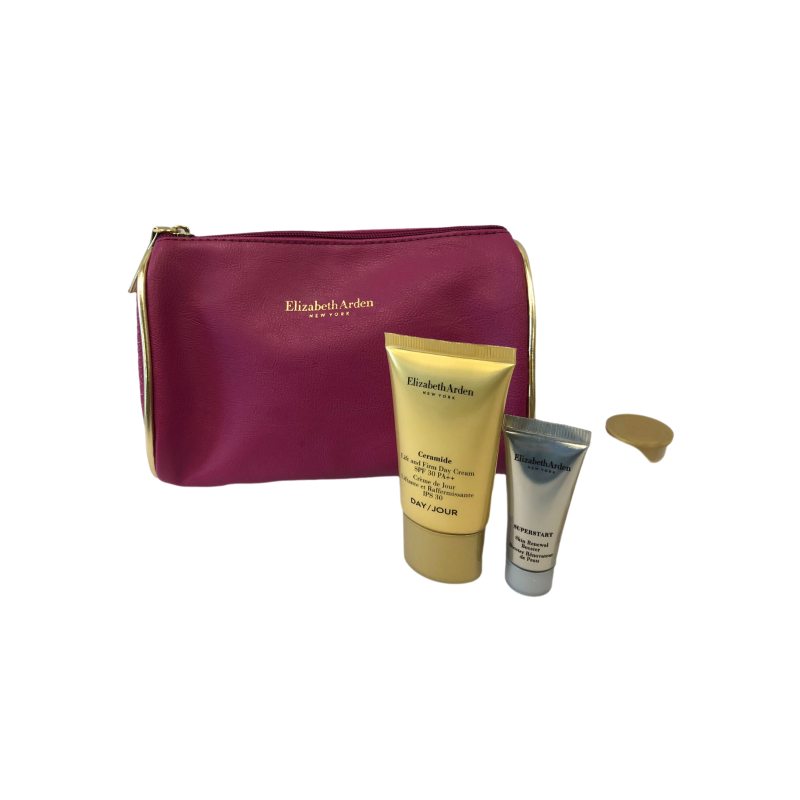 Elizabeth Arden 3-Piece gift Set with a Lilac/Purple make-up Bag