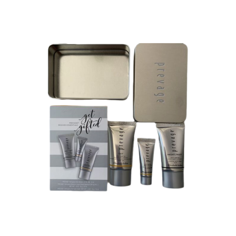 Elizabeth Arden Prevage Overnight Day Moisture Cream & Daily Serum Travel 4 Piece Set