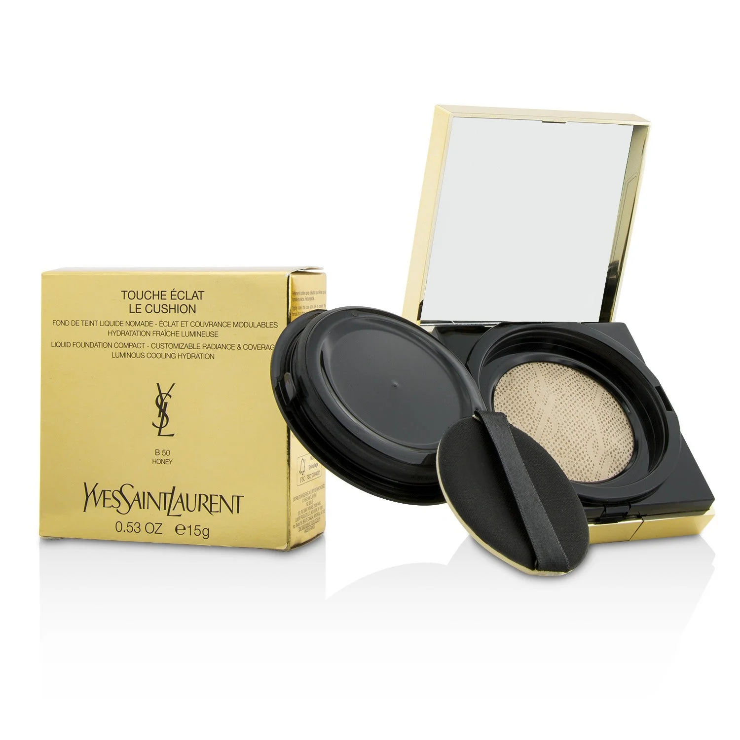Yves Saint Laurent Touche Éclat cushion foundation SPF 50 #B20 Ivory 15g/0.53oz