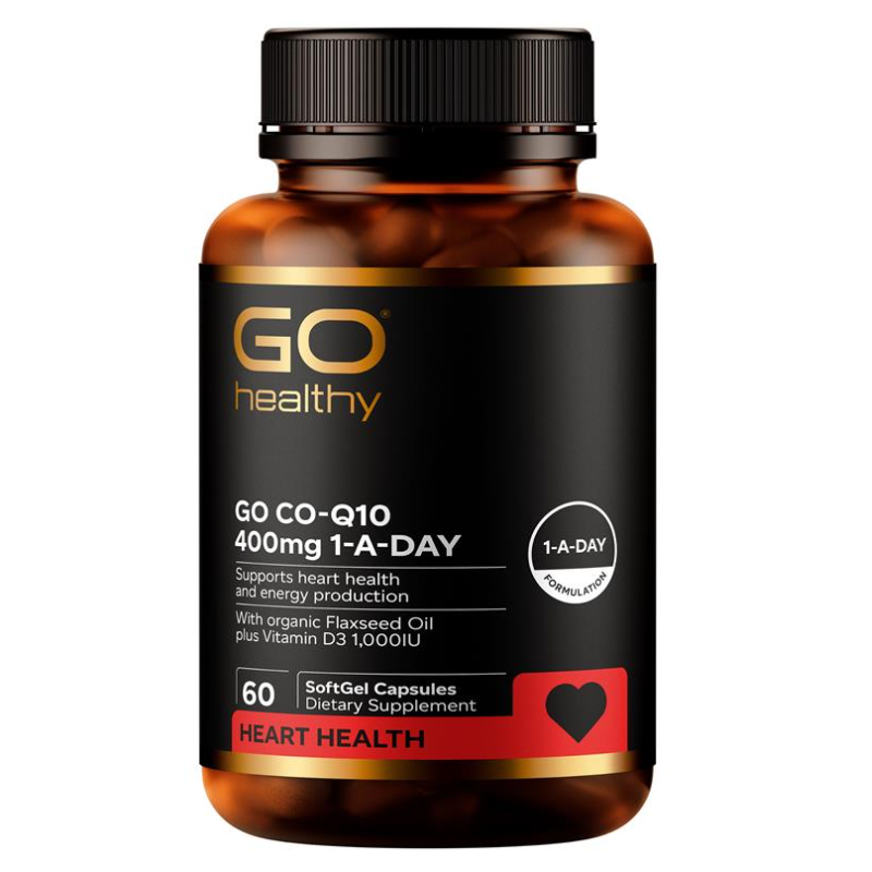 GO Healthy Co-Q10 400mg 1-A-Day 60 Capsules