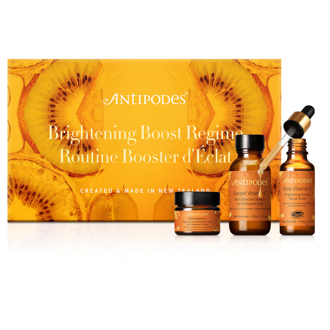 Antipodes Brightening Boost Regime 3-Piece Set Christmas gift