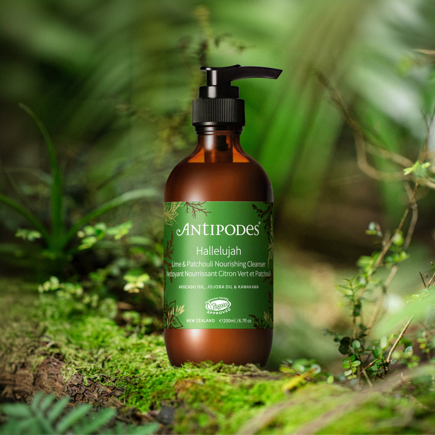 Antipodes Hallelujah Lime & Patchouli Facial Cleanser 200ml product image