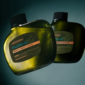 Antipodes Peach Freesia Smooth & Hydrate Shampoo 340ml lifestyle image