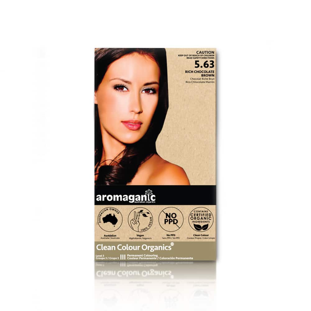 Aromaganic 5.63 Rich Chocolate Brown Hair Colour 100g