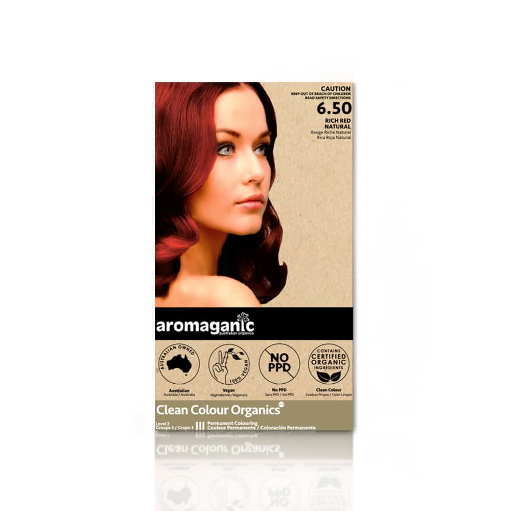 Aromaganic 6.50 Rich Red Natural Hair Colour 100g