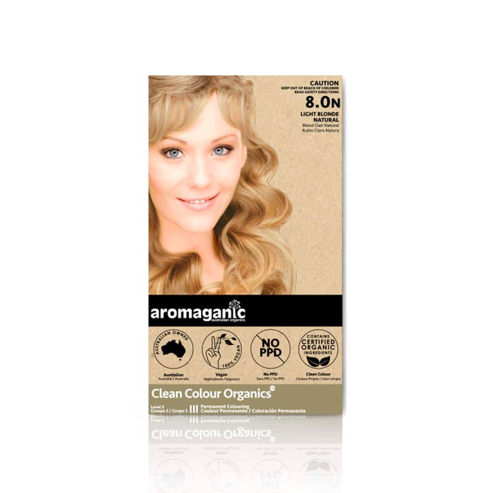 Aromaganic 8.0N Light Blonde Hair Colour 100g