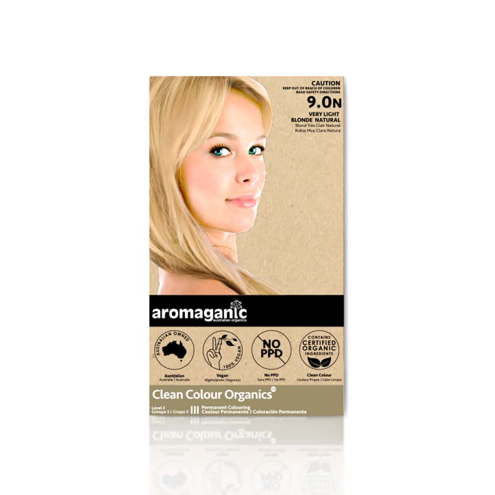 Aromaganic 9.0N Very Light Blonde Hair Colour 100g