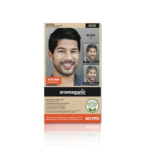 Aromaganic Men's 1.0N Black Hair Colour 100g