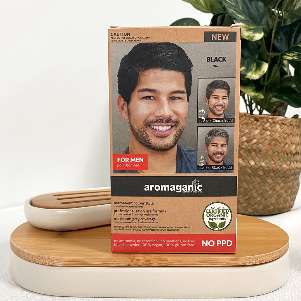Aromaganic Men's 1.0N Black Hair Colour 100g