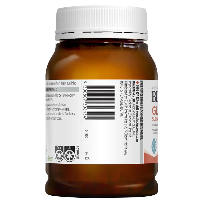 Blackmores Glucosamine Sulfate 1500mg One-A-Day 180 Tablets