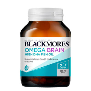 Blackmores Omega Brain High DHA Fish Oil 60 Capsules