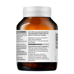 Blackmores Omega Brain High DHA Fish Oil 60 Capsules