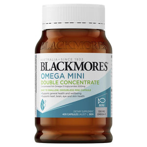 Blackmores Omega Mini Double Concentrate 400 Capsules product image