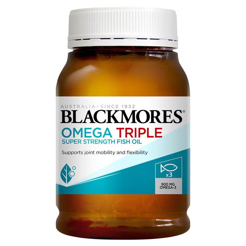 Blackmores Omega Triple Concentrated Fish Oil 150 Capsules product image