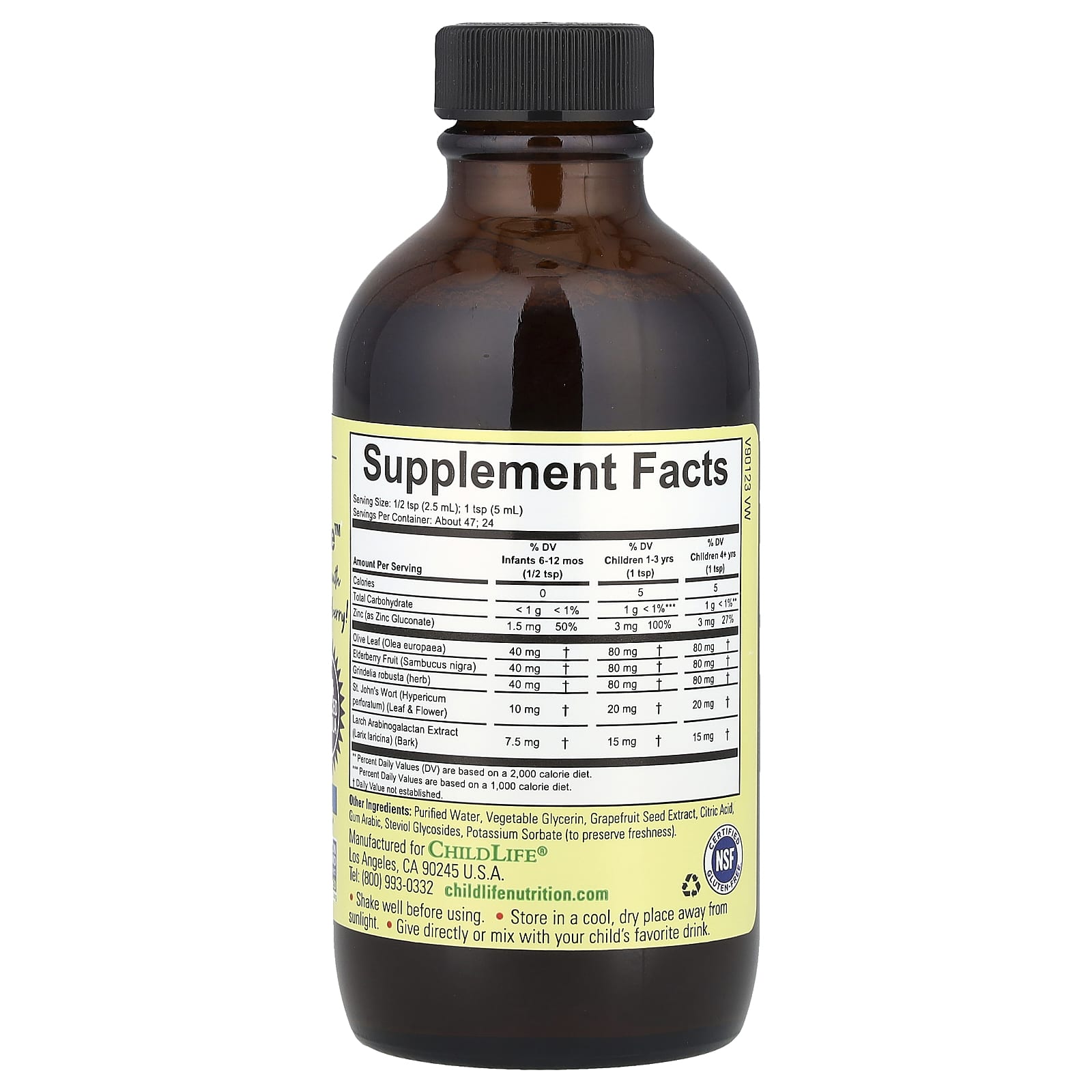 ChildLife First Defense Liquid Formula 118ml main image 1