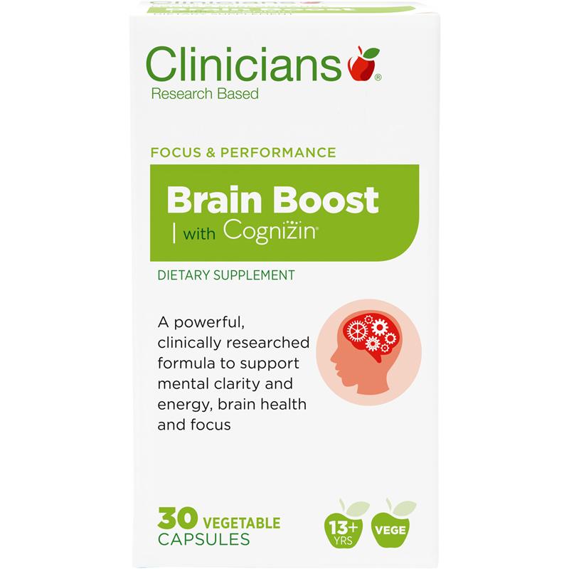 Clinicians Brain Boost With Cognizin 30 Capsules