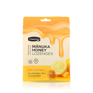Comvita Manuka Honey Lozenges Lemon 40 Lozenges