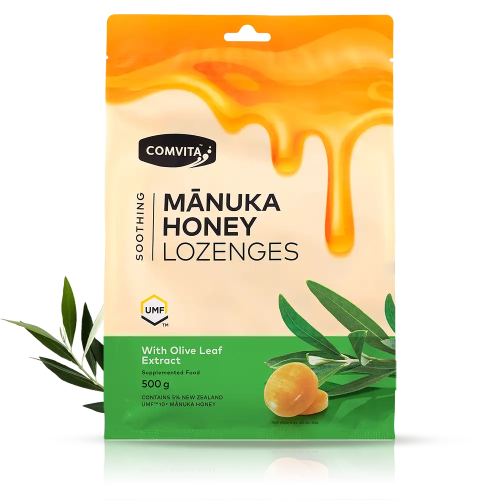 Comvita Manuka Honey Lozenges Olive Leaf Extract 500g