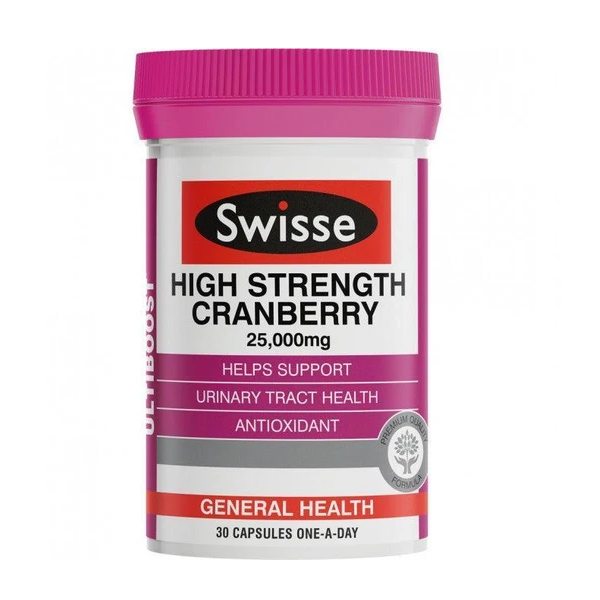 Swisse High Strength Cranberry 30 Caps