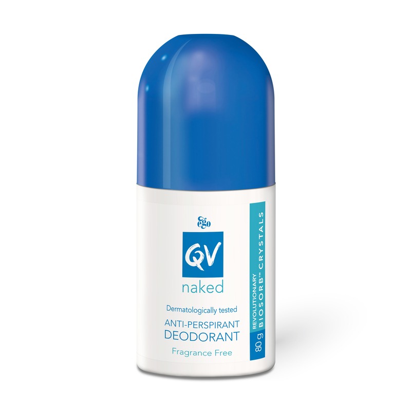 Ego QV Naked Antiperspirant Roll On Deodorant 80g