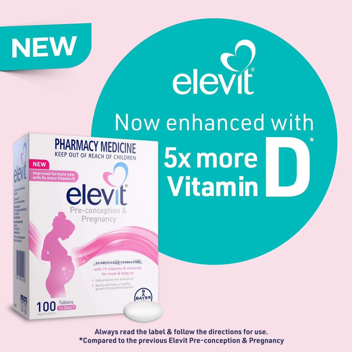 Elevit Pregnancy 100 Tablets