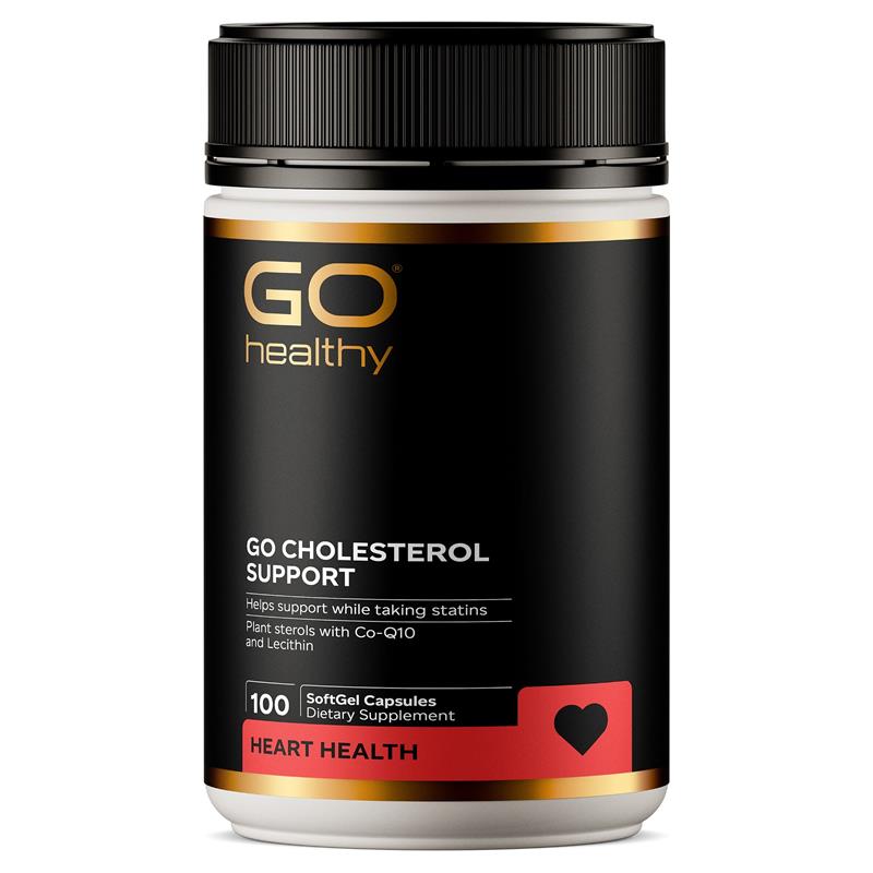 GO Healthy Cholesterol Support 100 Capsules