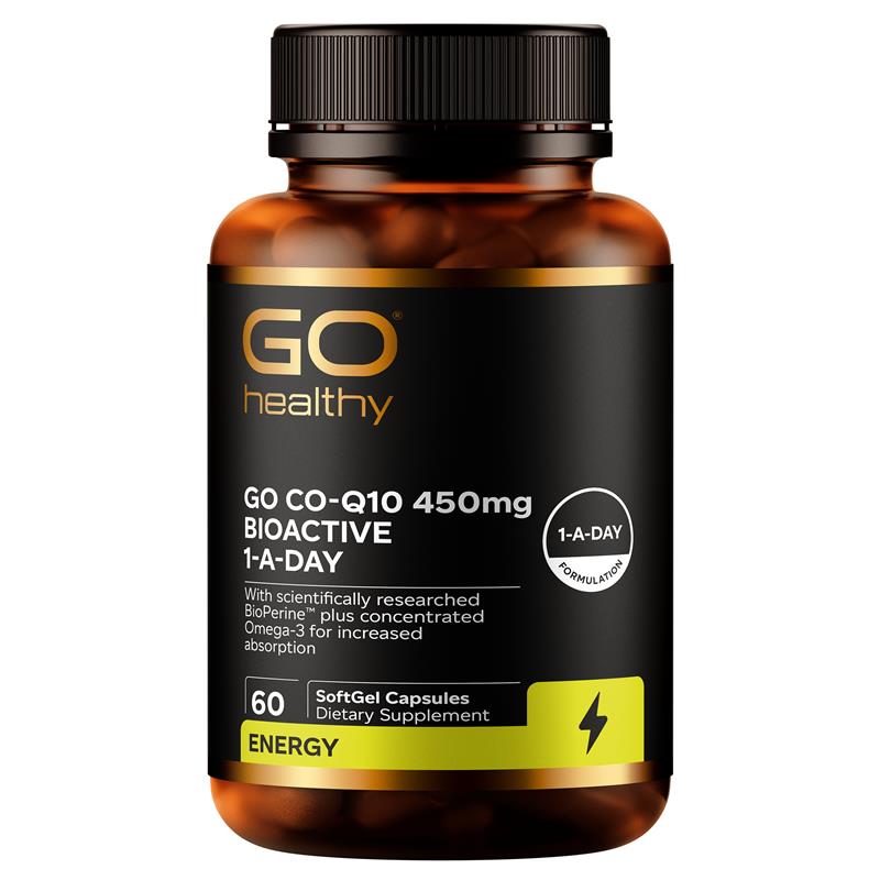 GO Healthy CoQ10 450mg Bioactive 1-A-Day 60 Capsules
