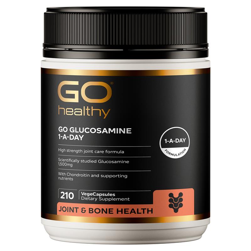 GO Healthy Glucosamine 1-A-Day 210 VegeCapsules