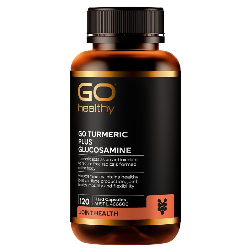 GO Healthy Turmeric & Glucosamine 1-A-Day 120 VegeCapsules