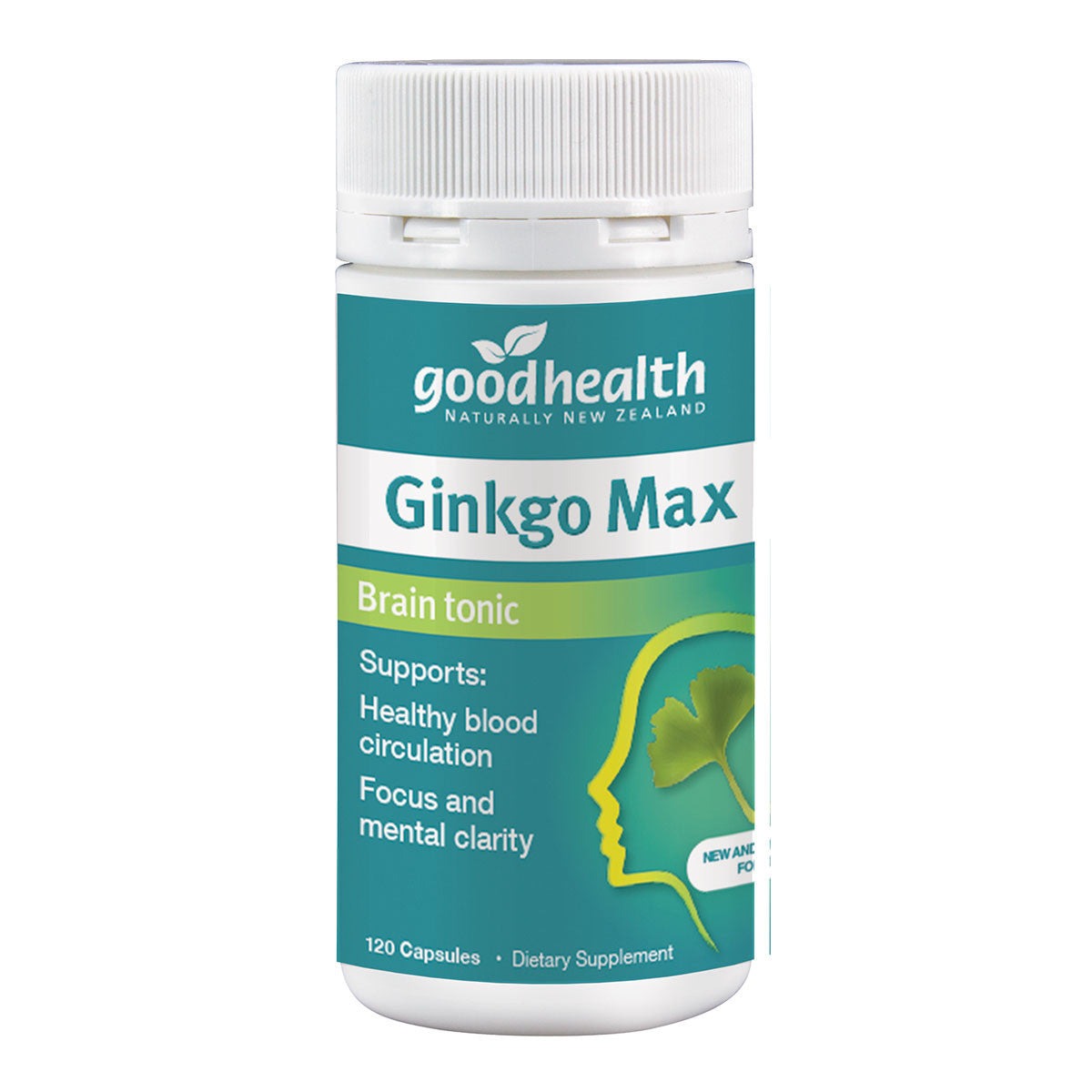 Good Health Ginkgo Max Brain Tonic 120 Capsules