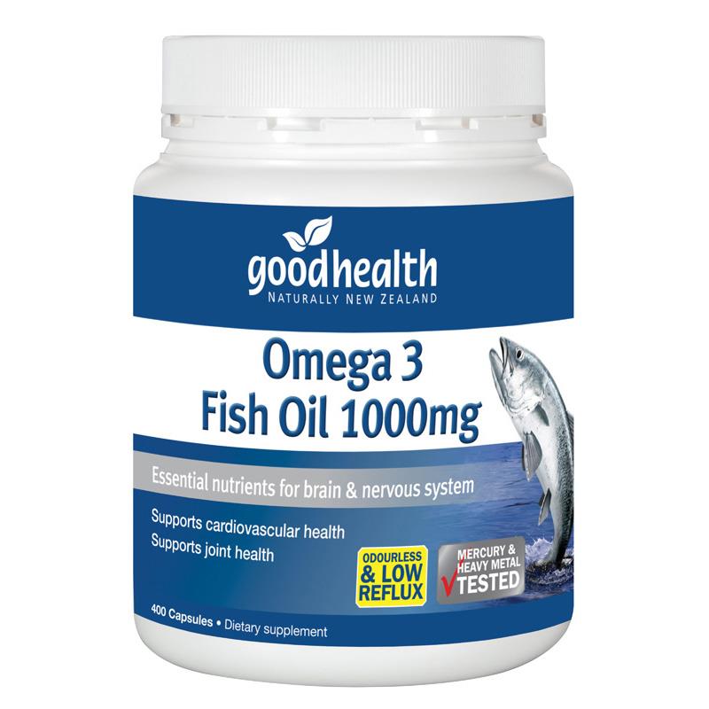 Good Health Omega 3 Fish Oil 1,000mg 400 Capsules