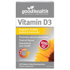 Good Health Vitamin D3 120 Tablets