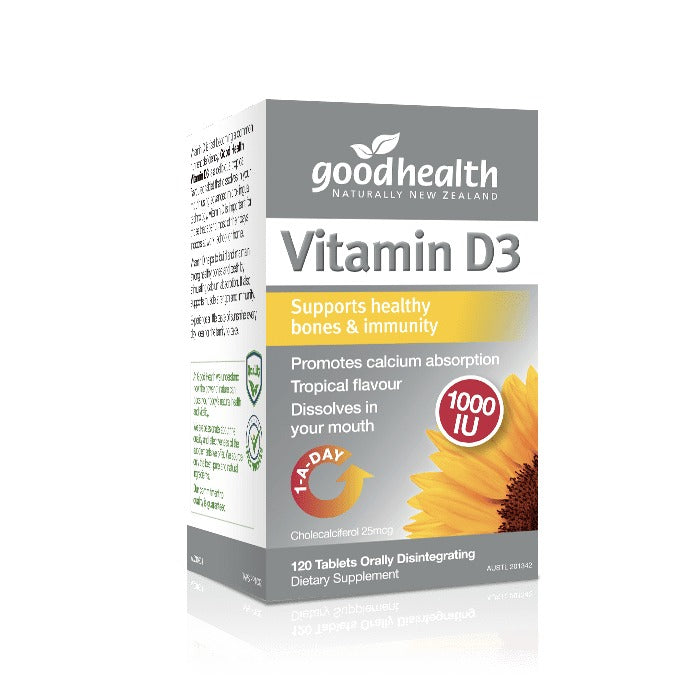 Good Health Vitamin D3 120 Tablets