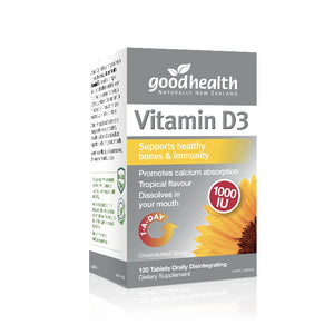 Good Health Vitamin D3 120 Tablets