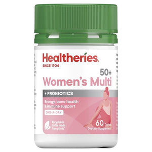 Healtheries 50+ Women's Multi + Probiotics One-A-Day 60 Tablets