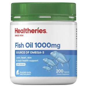Healtheries Fish Oil 1,000mg 200 Capsules